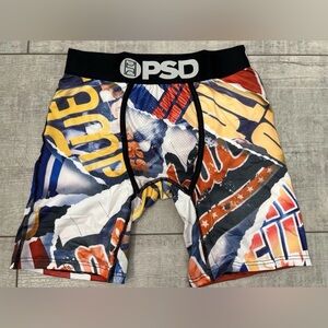 New Print Breathable Boxer Brief Underwear PSD Waistband Logo Small